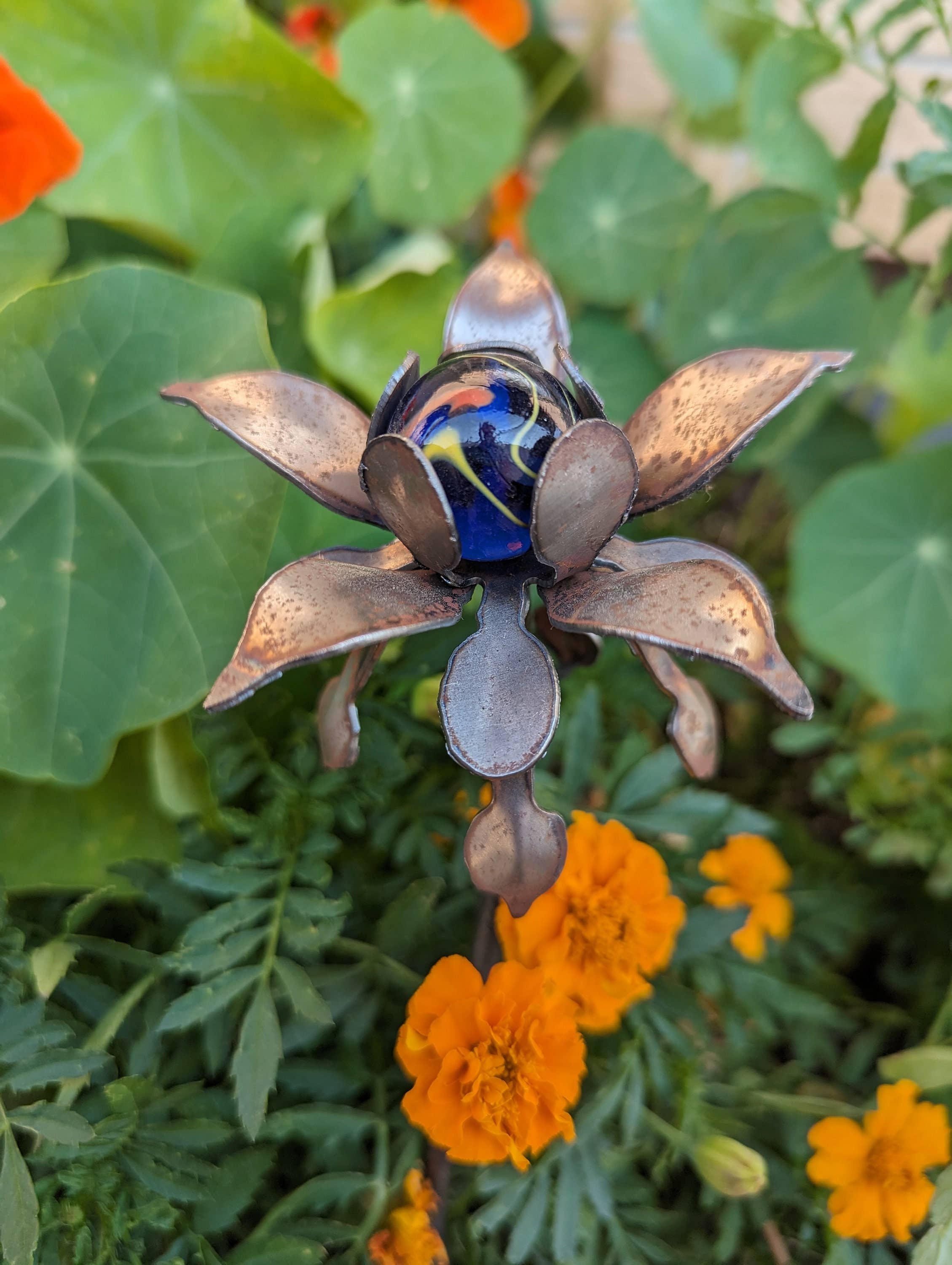 Designs by Dieter, LLC - Wholesale Garden/Lawn Stake - Handmade Metal Flower Garden Stake11