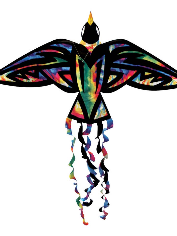 66" Tie Dye Bird Kite for wholesale by Skydog Kites LLC