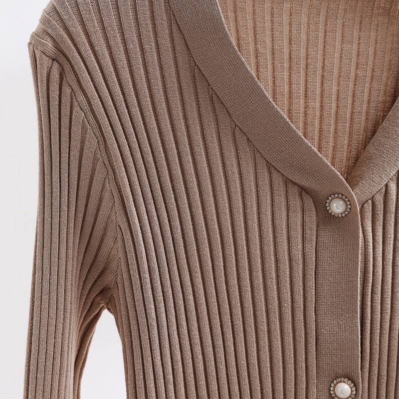 safistyle - Wholesale Top & Skirt Set - Women's - Knit Feather Trim Top and Skirt Set6