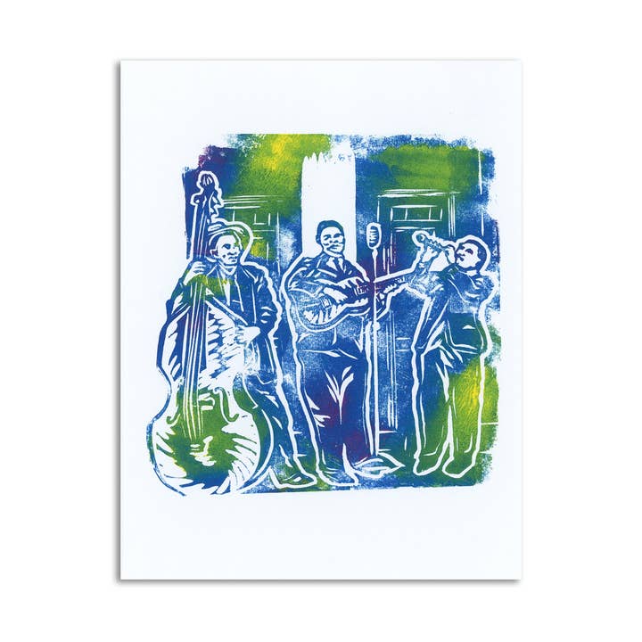 Carte artistique Sapphorica Creations Jazz Club pour la vente par Sapphorica Creations