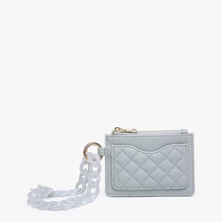 Jen & Co. - Wholesale Wallet - Women's - WL2368 Rhodes Quilted Wallet w/ Chain Bangle