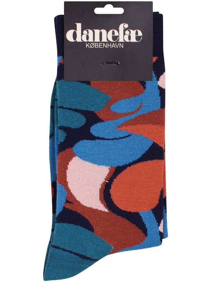 Danewalk With Me Socks Terracotta TROPS for wholesale by Danefae København
