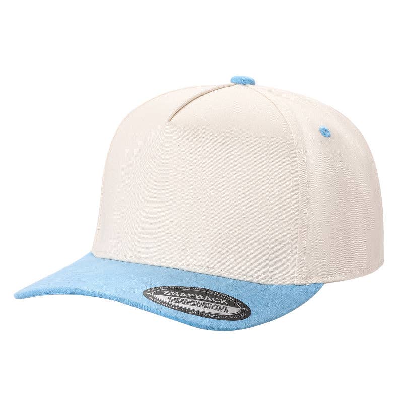 Burzip collection - Wholesale Baseball Cap - Unisex - TCS-DZ-TWILL CROWN, SUEDE BILL 12PCS/DZ8