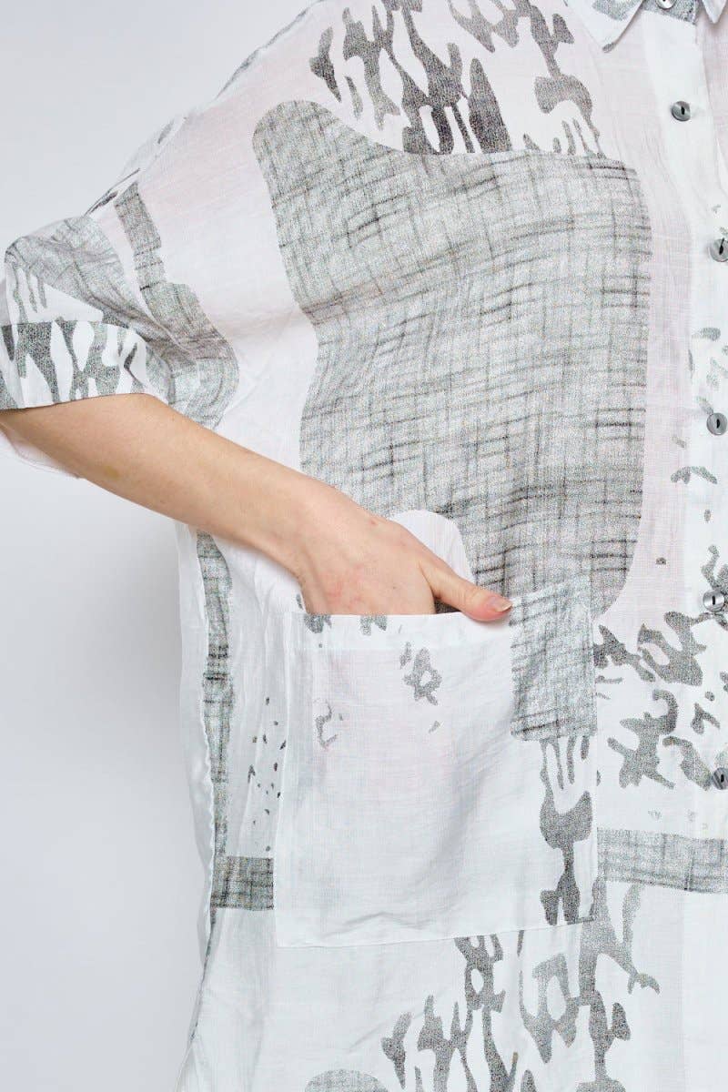 BELLA BLUE - Wholesale Tunic - Women's - Top - E68-H50988