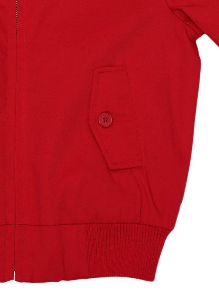 Chaqueta infantil Harrington® roja reciclada para venta al por mayor de HARRINGTON®