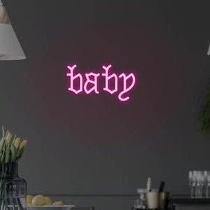 Baby LED Neon Sign - Perfect for Nurseries for wholesale by BeNeonUnicorn