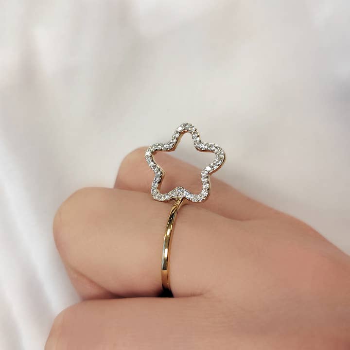 Kostbarer Sternring für den Großhandel von Miss Bibi