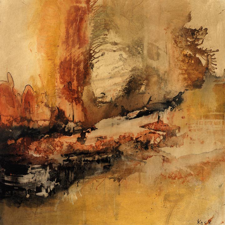 Abstract Art Print on Canvas | Anything Goes for wholesale by Michel Keck LLC