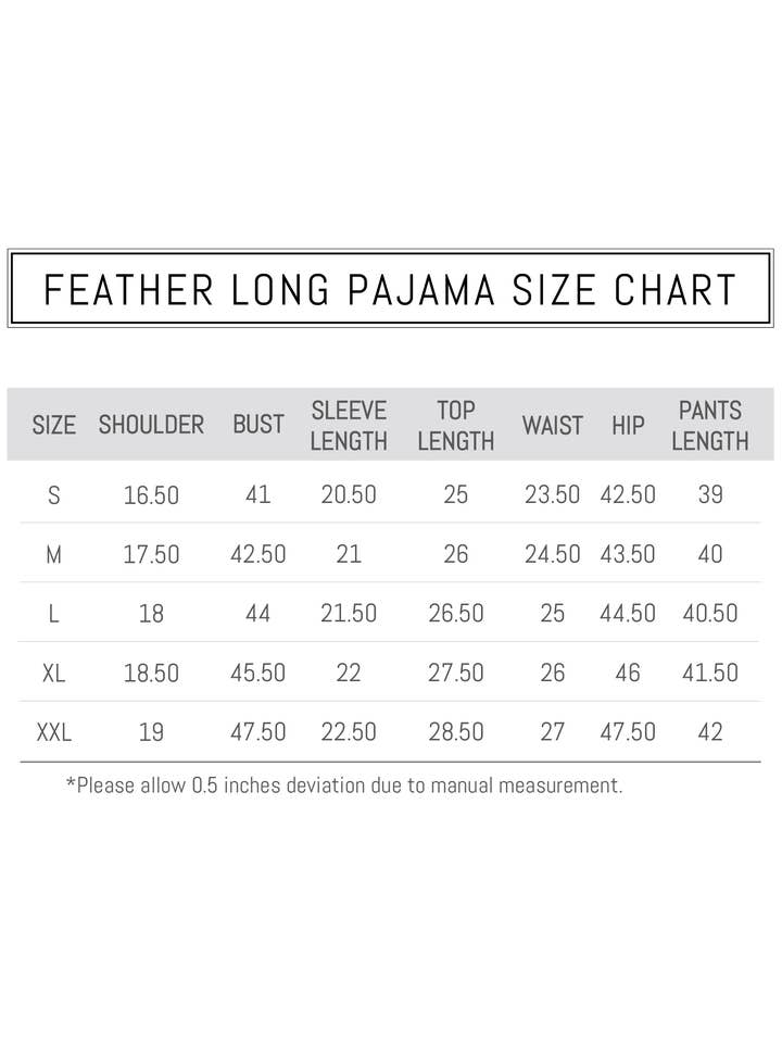 Belle's Design Shop - Wholesale Sleepwear Set - Women's - Feather Trim Long Sleeve With Pants Pajama Set4