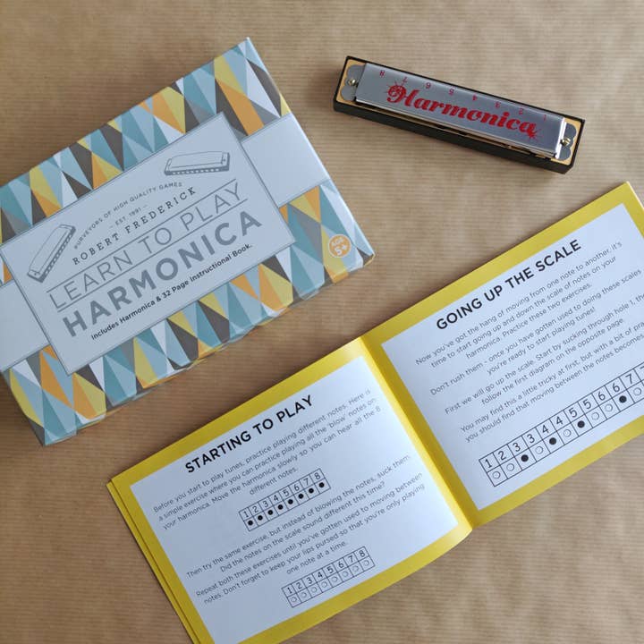 Impara a suonare l'armonica - Pyramid Patterns per la vendita all'ingrosso da parte di Robert Frederick Ltd