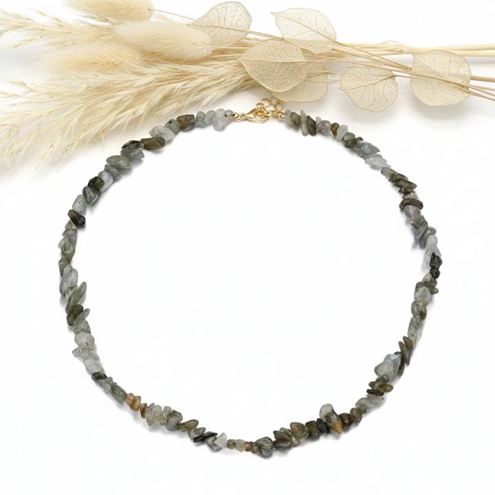 Collana Pietra Labradorite per la vendita all'ingrosso da parte di Produtos Namasté