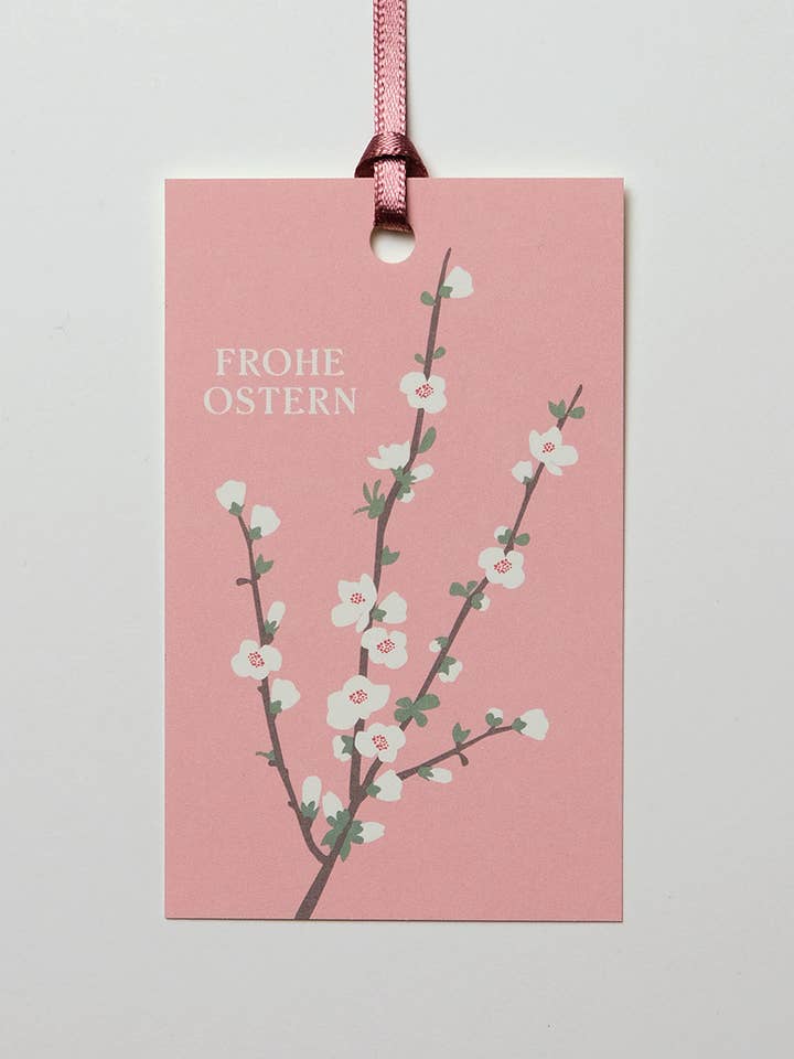 Geschenkanhänger Blütenzweig für den Großhandel von Haferkorn & Sauerbrey