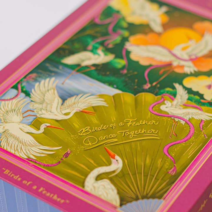 Good Juju Ink – wholesale Pussel - Vuxen – Fåglar av samma fjäder 500-bitarspussel4