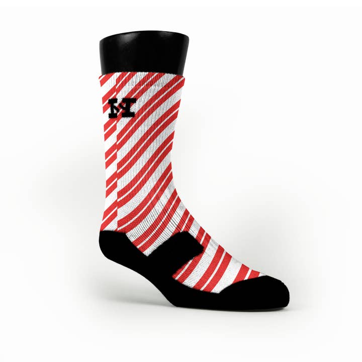 HoopSwagg - Wholesale Socks – Unisex - Candy Cane1