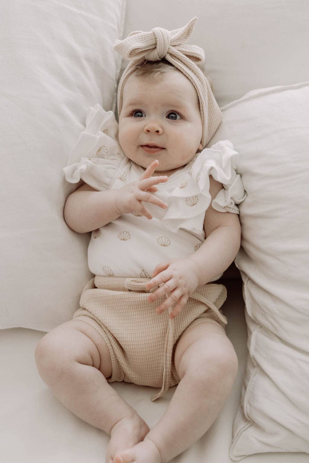 Woven Kids - Wholesale Fashion Headband - Baby - Waffle Headband Nude