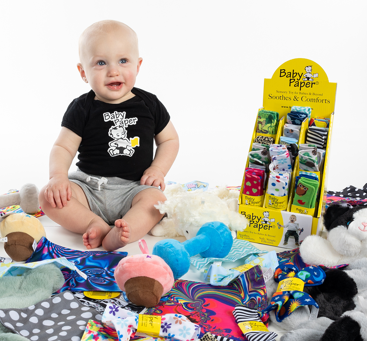 BABY PAPER - Wholesale Crinkle Tag Toy - Baby - Farm Animals Baby Paper2