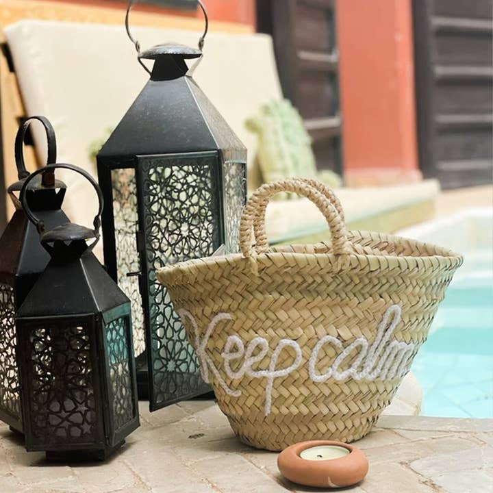 Straw Bag /Small Flower Girl Basket /Wedding Flower Basket for wholesale by craftberber