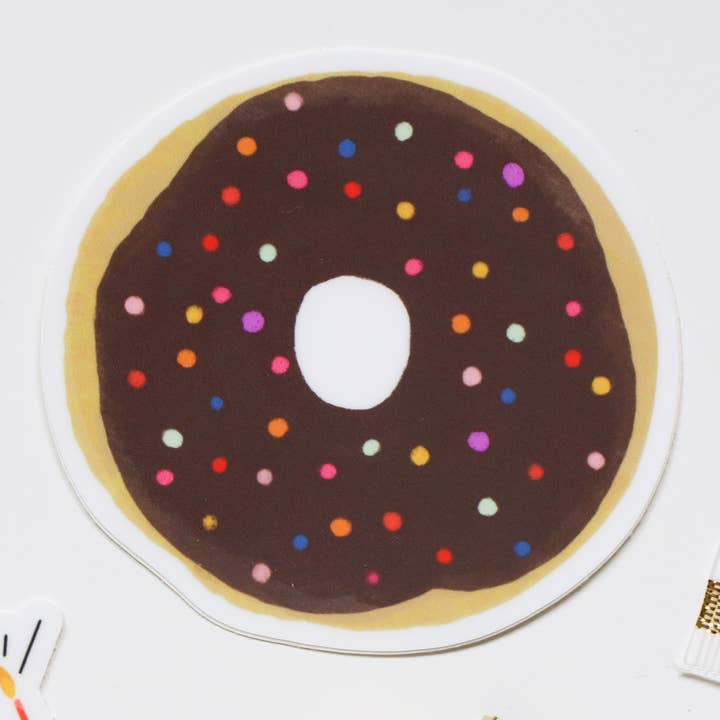 Adhesivo de rosquilla espolvoreado con chocolate para venta al por mayor de Lemon Milk Paper Co