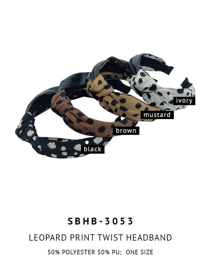 Faixa de cabeça de torção com estampa por atacado de Do Everything In Love®