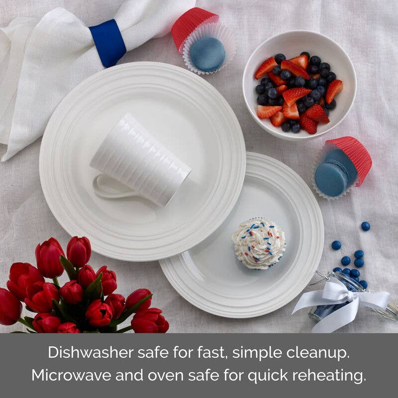 Fitz and Floyd® Mikasa® Pfaltzgraff® - Wholesale Dinnerware Set - Mikasa Ciara 16PC DW Set Gift Box Pkg4