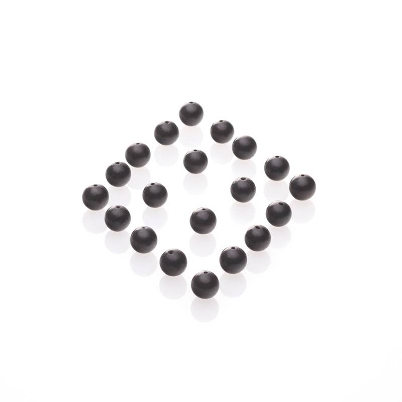 Schungit-Welt - Wholesale Beads - Shungite beads, drilled and polished 9mm0