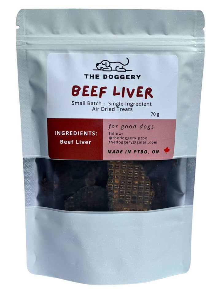 Friandises pour chiens au foie pour la vente par The Doggery