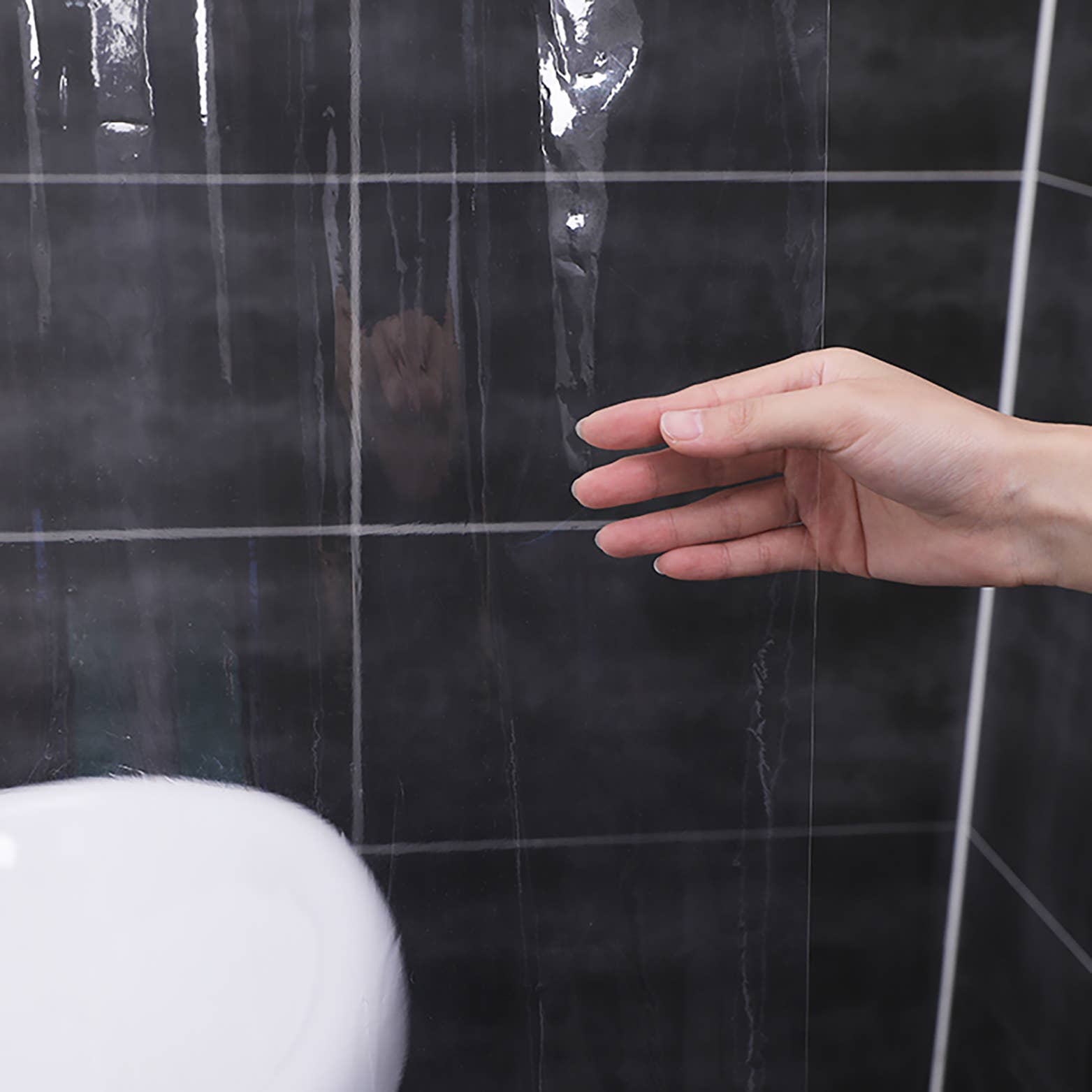 home mart goods – Engroshandel Bruseforhæng – Klar vinyl bruseforhæng Vandtæt (70 „x 72")8