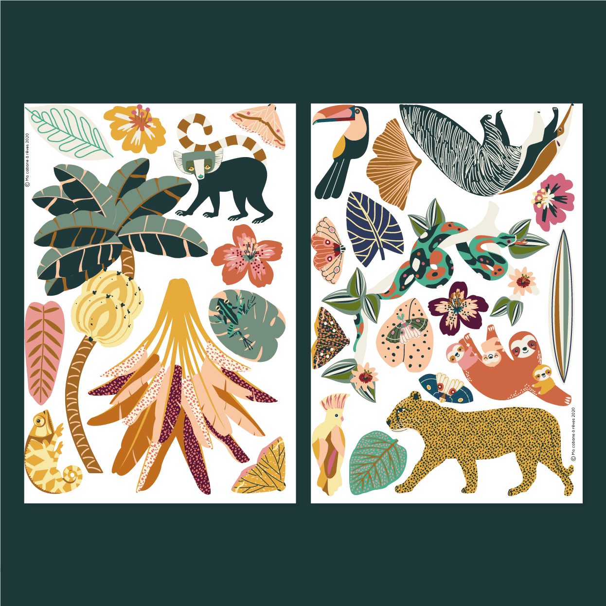 Ma Cabane à Rêves – Großhandel Magnet – Kinder & Baby – Magnetspiel mit Dschungeltieren6