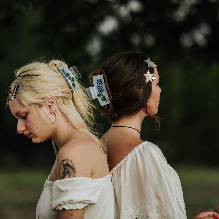 Hey Ricochet - Wholesale Hair Clip - Women's - Bluebonnet Claw3