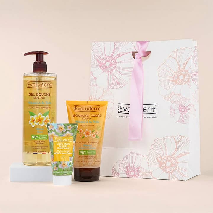 Confezione Regalo Monoï à la Folie per la vendita all'ingrosso da parte di Evoluderm