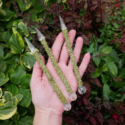 Peridot Wand for wholesale by The Healing Sanctuary