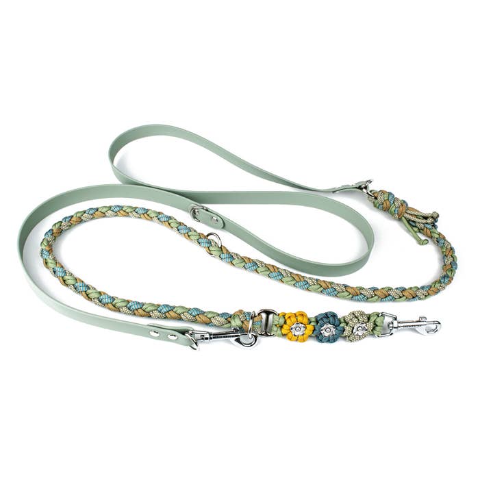 Tierluxe - Wholesale Pet Leash - Dog - Dog leash Tierluxe flowers Biothane paracord11