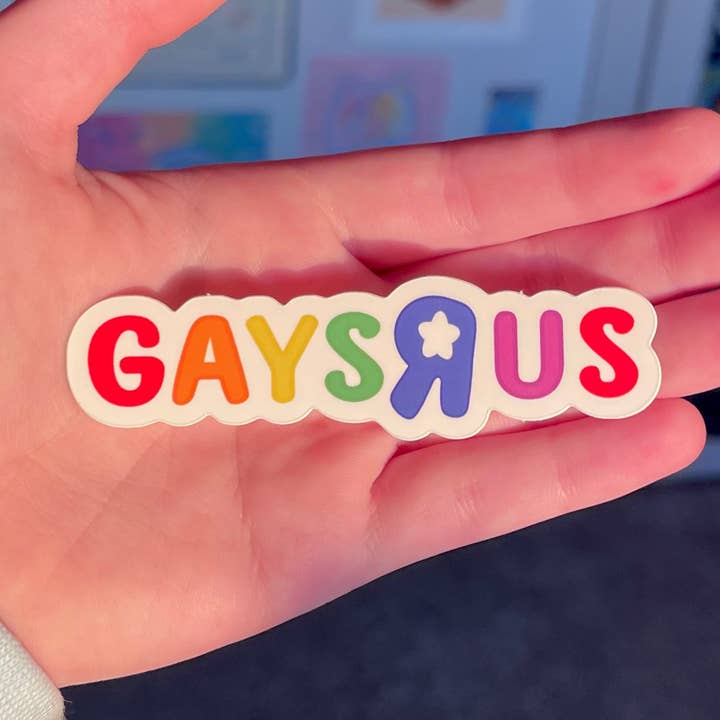 GaysRus klistermærke for engroshandel hos Star Fluff Creations