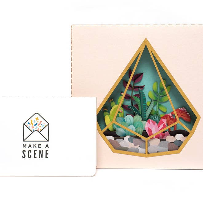 Carte Pop Up Terrarium pour la vente par Make A Scene