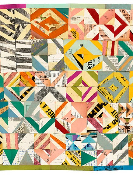 Acrylic Framed Yvonne Quilt for wholesale by Brenda Bogart