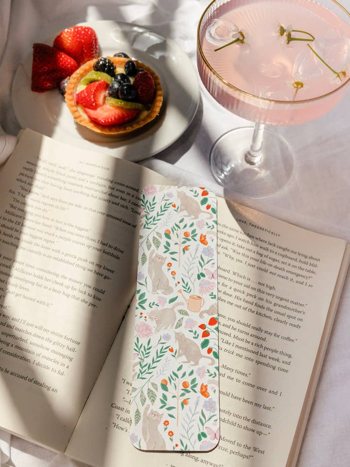 Cats in the Garden Bookmark for wholesale by gigiandbo