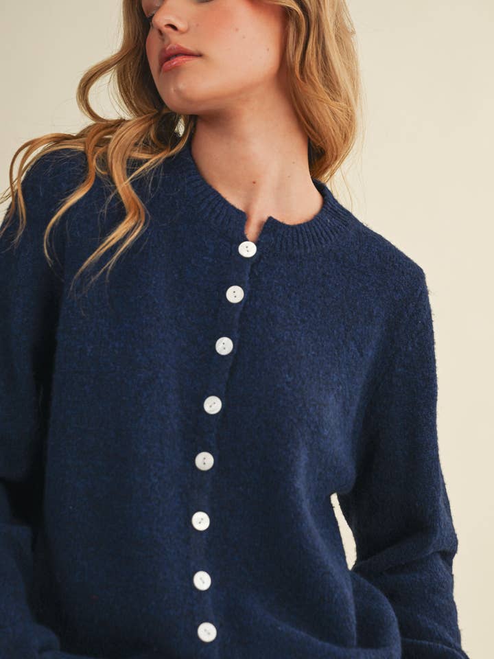 &MERCI - Wholesale Cardigan - Women's - MARLED KNIT SWEATER CARDIGAN MSW1124826