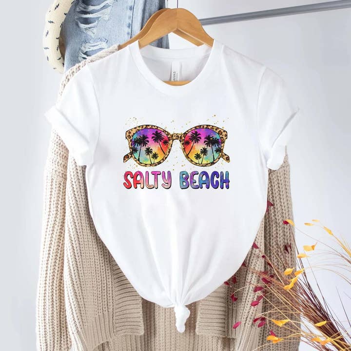 Salty Beach Shirt, Summer Shirt, Vacation Shirt for wholesale by ShopLukeGifts