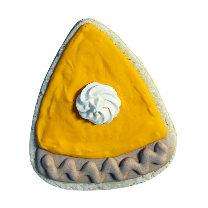 Howlin at the Moon Bakery - Wholesale Pet Treats - Dog - Pumpkin Pie Decorated Dog Treat0