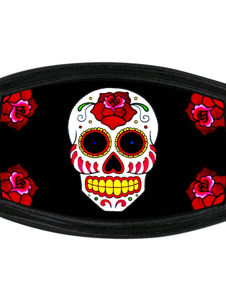 Boucle de ceinture - Rose Sugarskull pour la vente par Classic Hardware