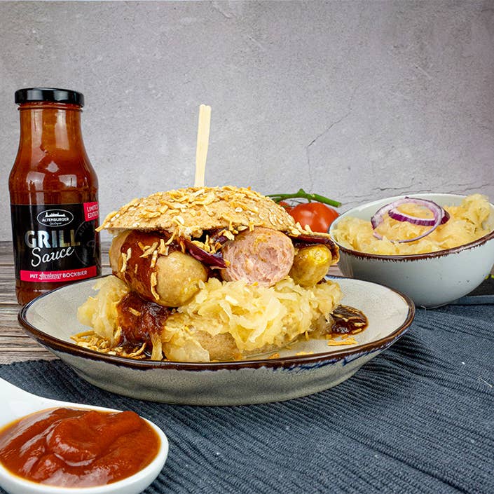 Altenburger Senf & Feinkost GmbH & Co. KG - Wholesale BBQ-saus - Grillsaus met bockbier - fruitig en pittig2