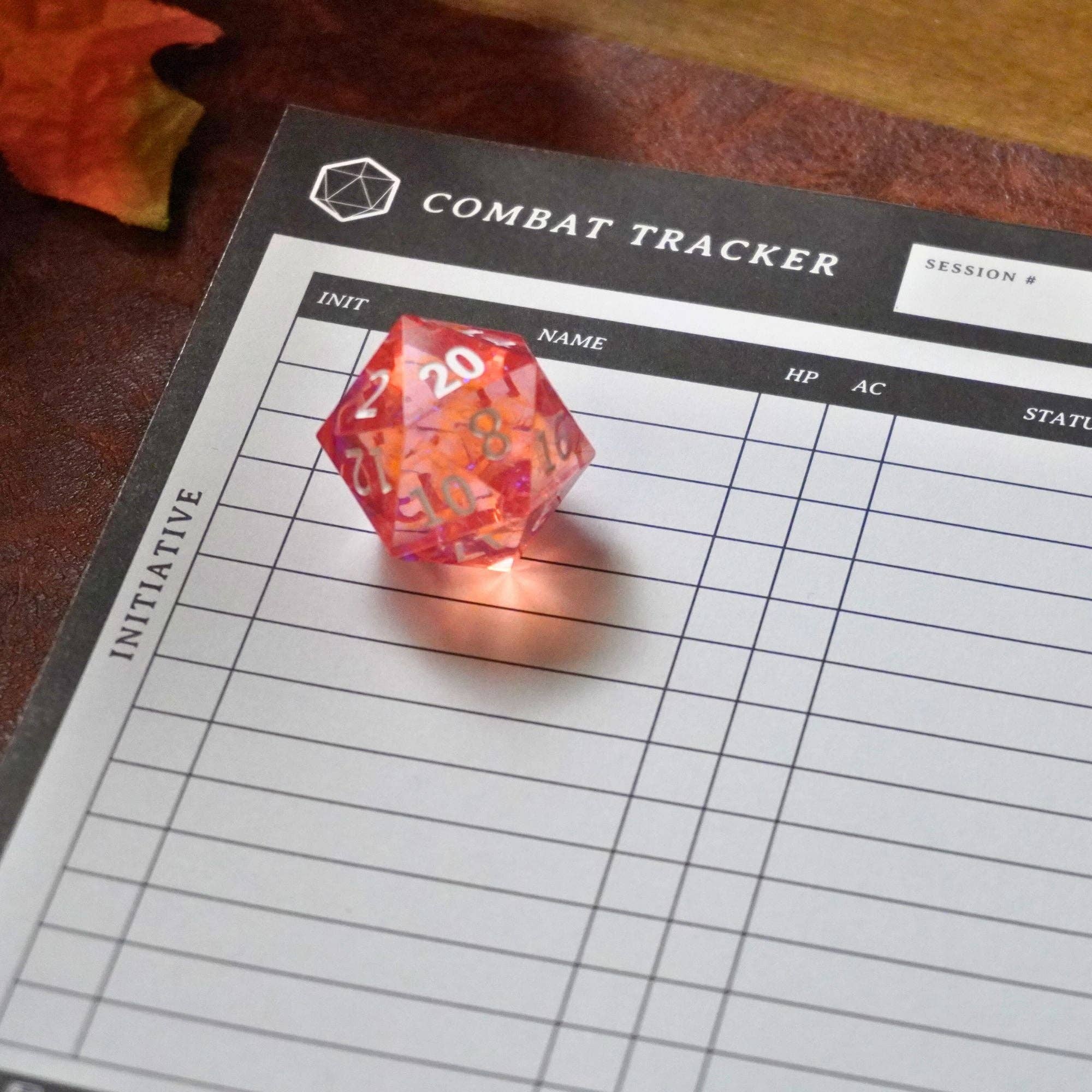 Minva Tabletop Design Co - Wholesale Notepad - Combat Tracker Initiative Notepad 5e Compatible4