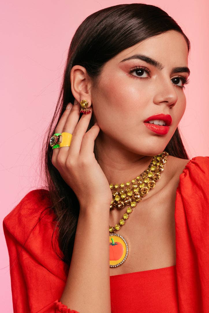 TOVA – wholesale Cocktail/statement ring – Jacci Ring in Enamel7