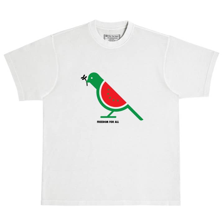 Freedom Bird Heavyweight Tee for wholesale by Wear The Peace