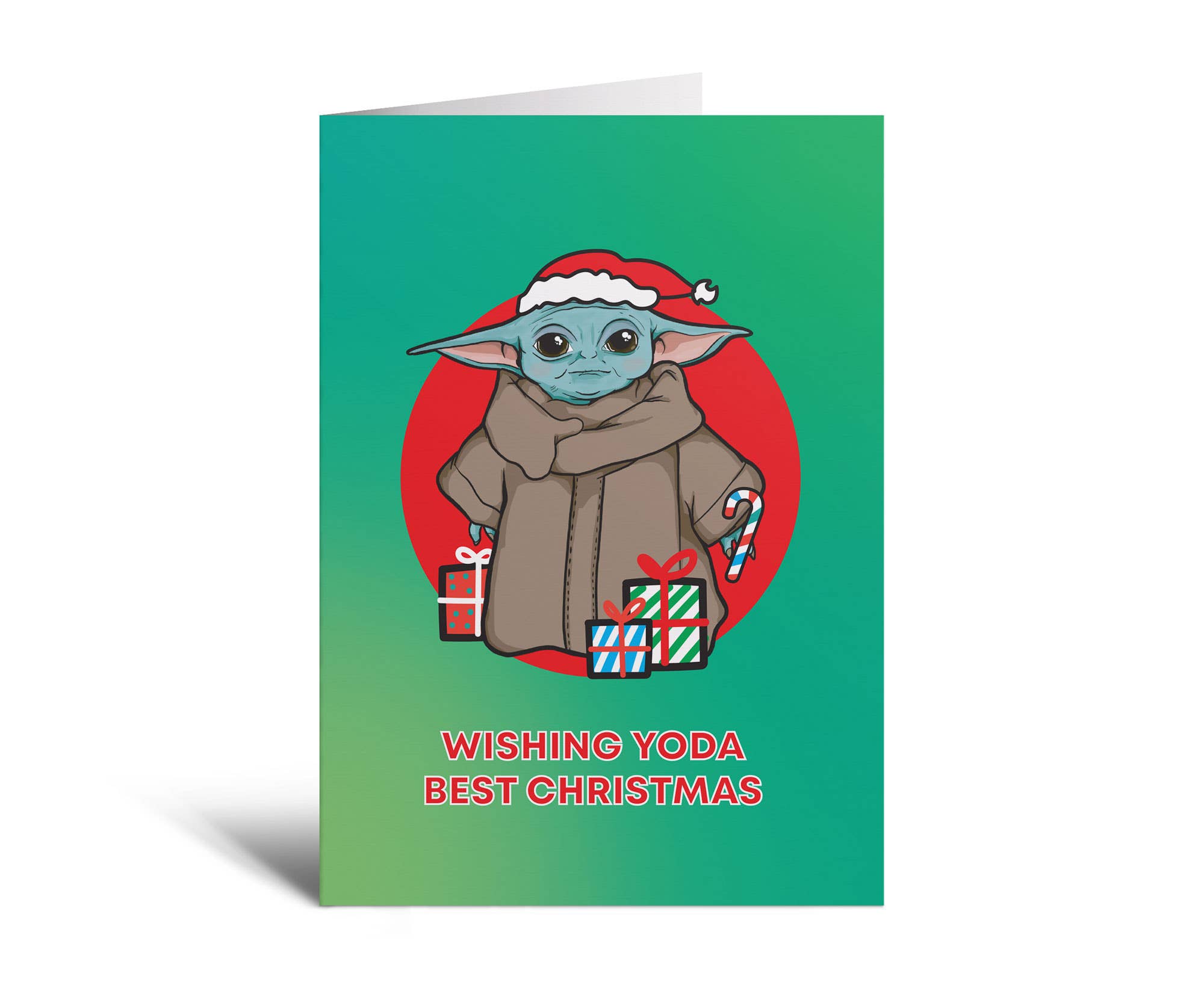 Studio Soph (We Pay Your Import Fees - We Ship DDP) - Vente Cartes de Noël - Carte de Noël Wishing Yo Da Best1