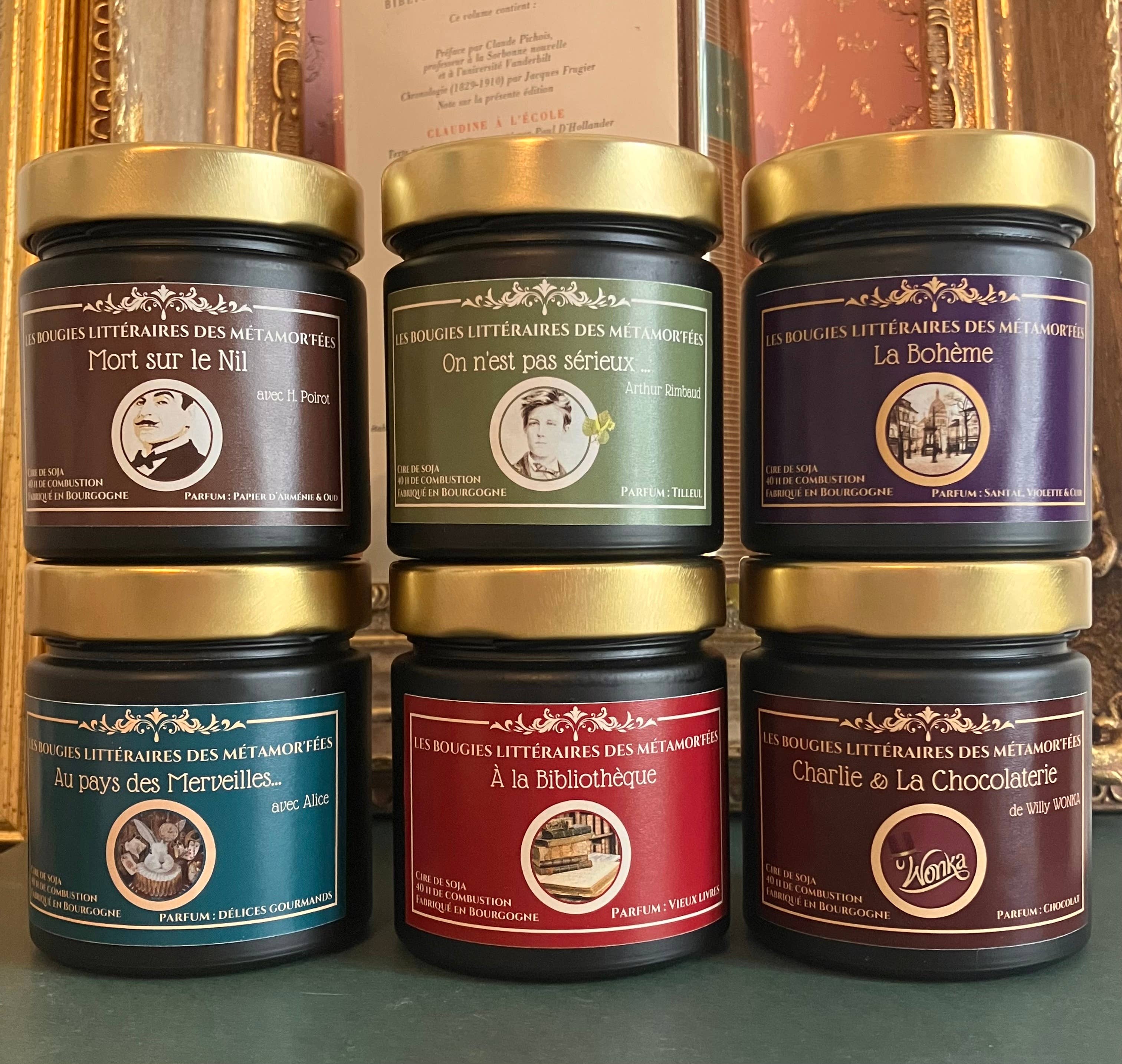 Les Métamor'Fées - Wholesale Jar/Filled Candle - Literary candle Charlie and the Chocolate Factory2