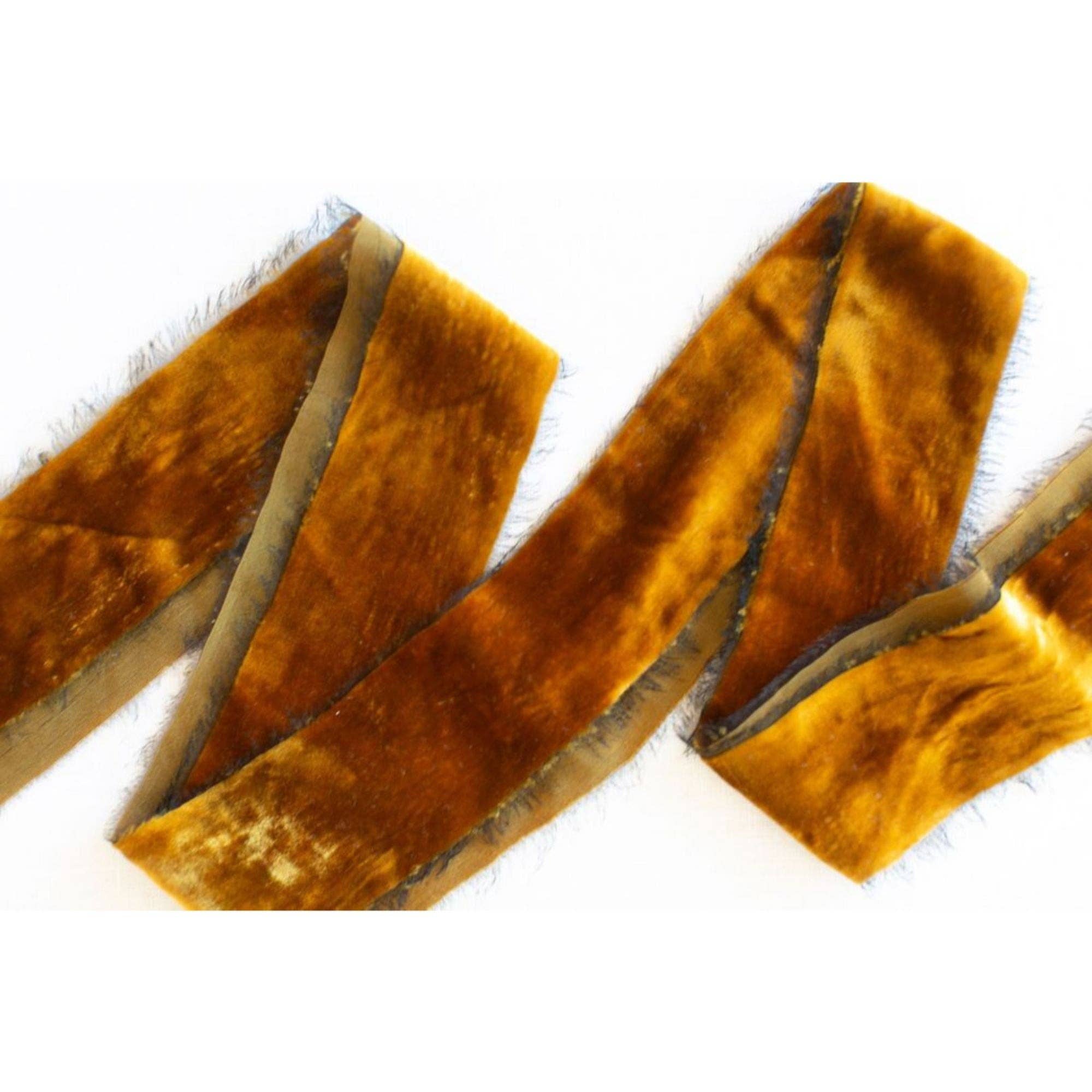 Amore Society – wholesale Ribbon – Gift wrapping – Golden Mustard Silk Ribbon3