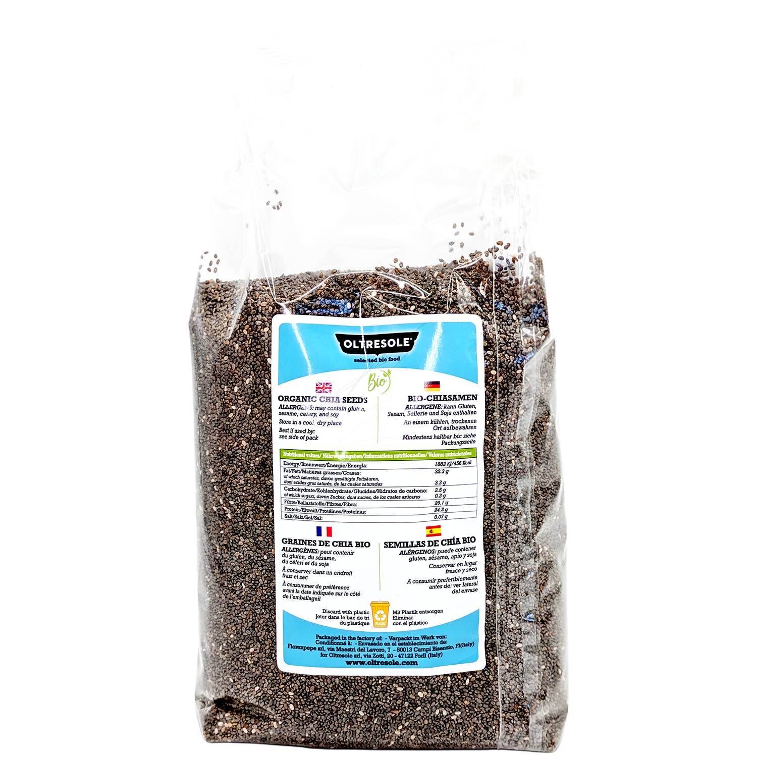 Oltresole - Venta al por mayor Semillas/granos - SEMILLAS DE CHÍA BIO 1 Kg1