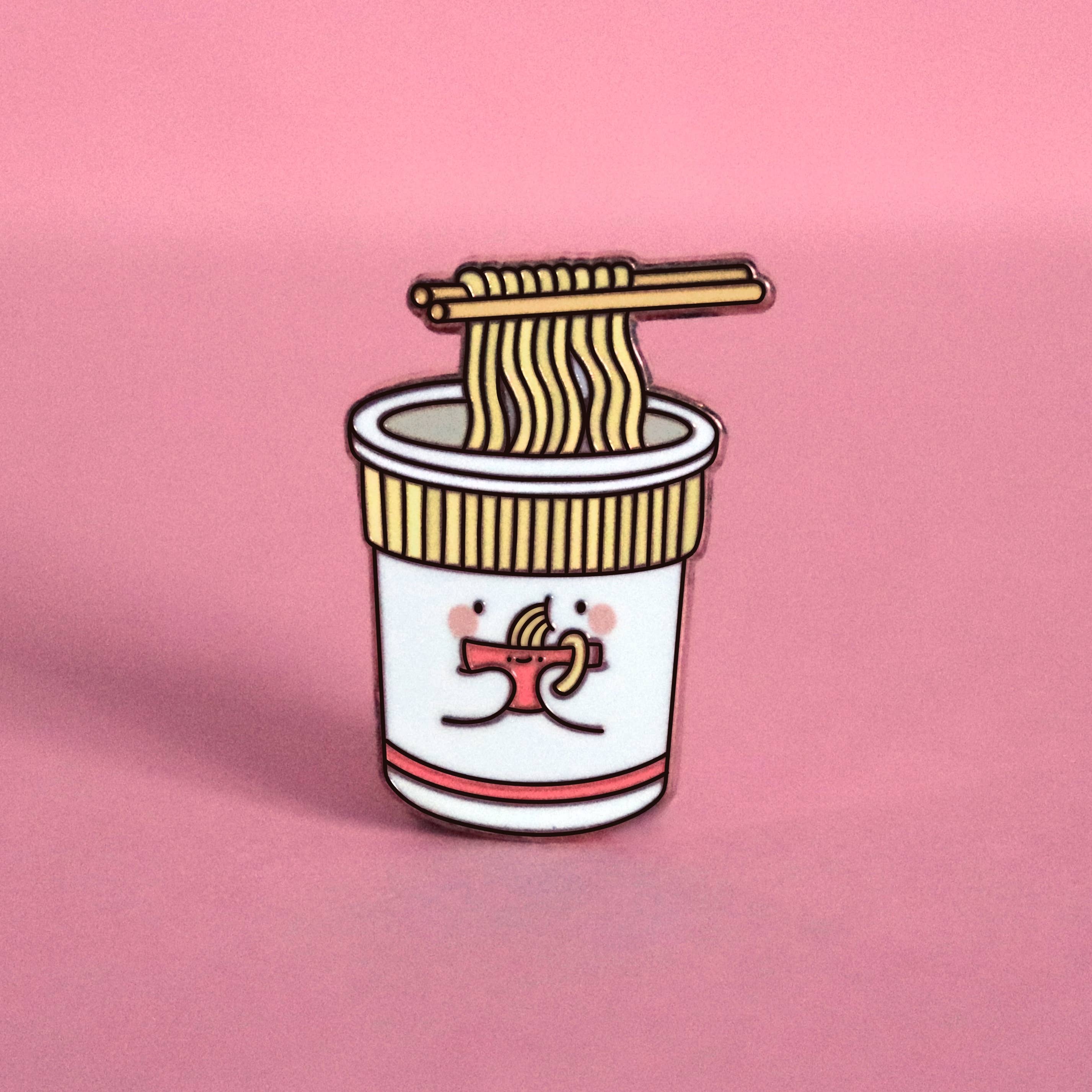 Toastedink - Wholesale Lapel Pin/Button - Cup Noodles Enamel Pin2
