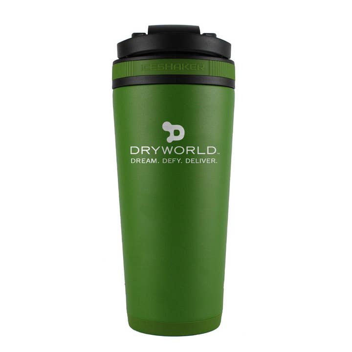 Shaker de Gelo Personalizado Dryworld 26oz - Verde por atacado de Ice Shaker